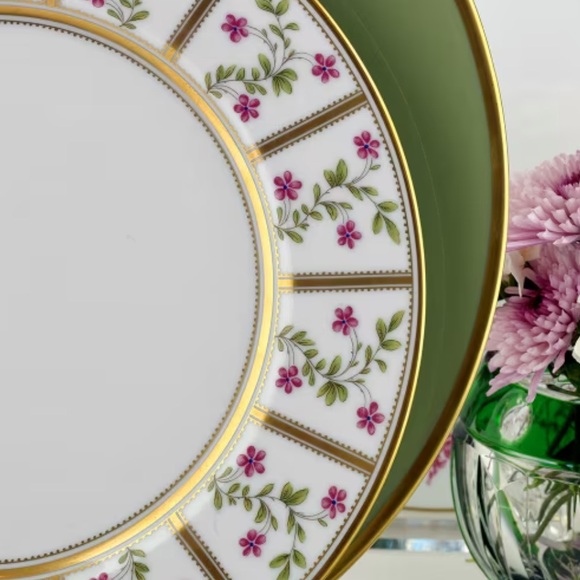 Bernardaud Royal Limoges Roseraie Salat Plate - Picture 9 of 11
